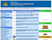 Tablet Screenshot of jpapencen.gov.my